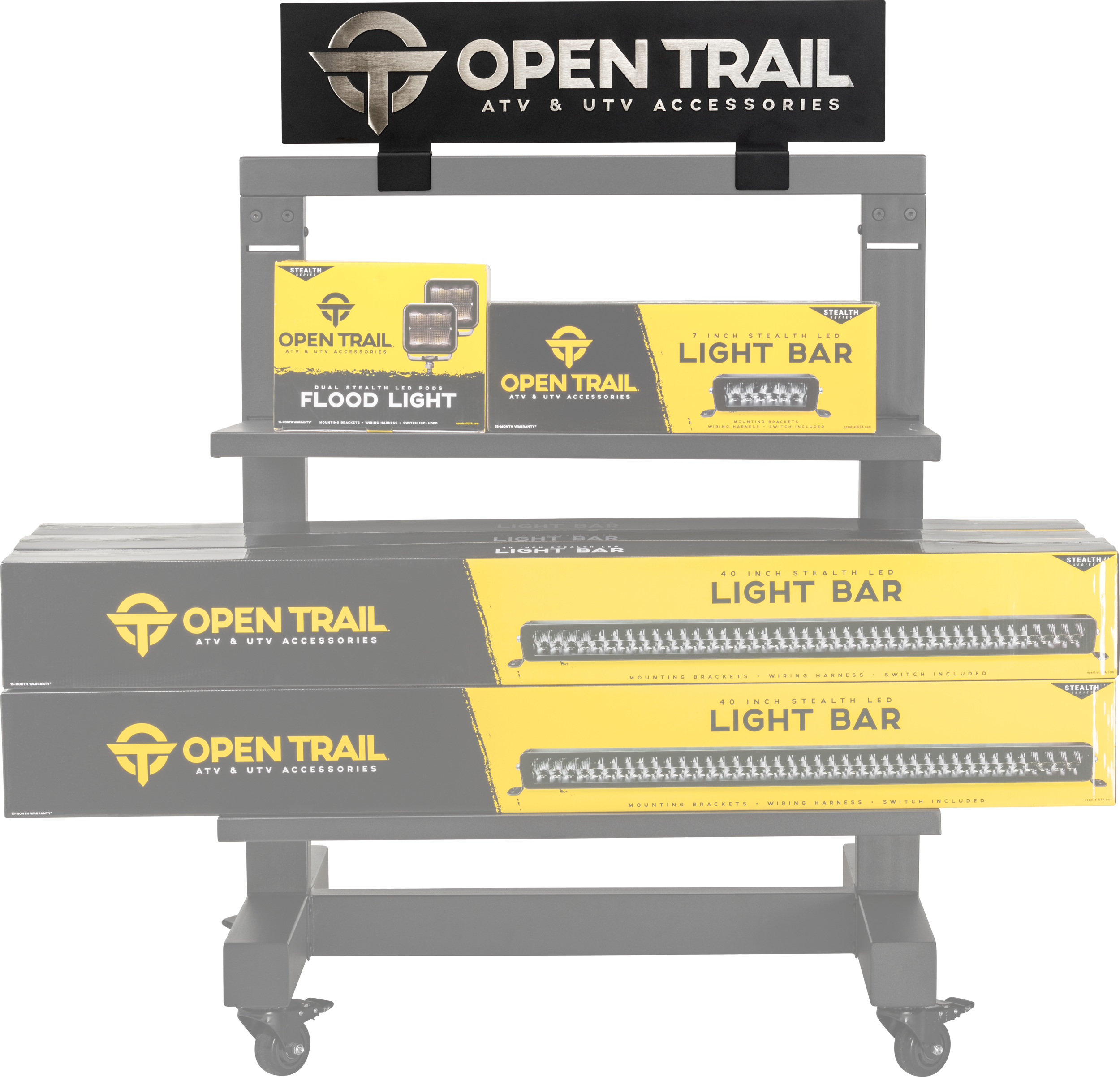 BATTERY DISPLAY OPEN TRAIL HEADER