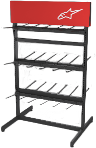 ALPINESTARS GLOVE DISPLAY BLACK BOX 2 OF 2