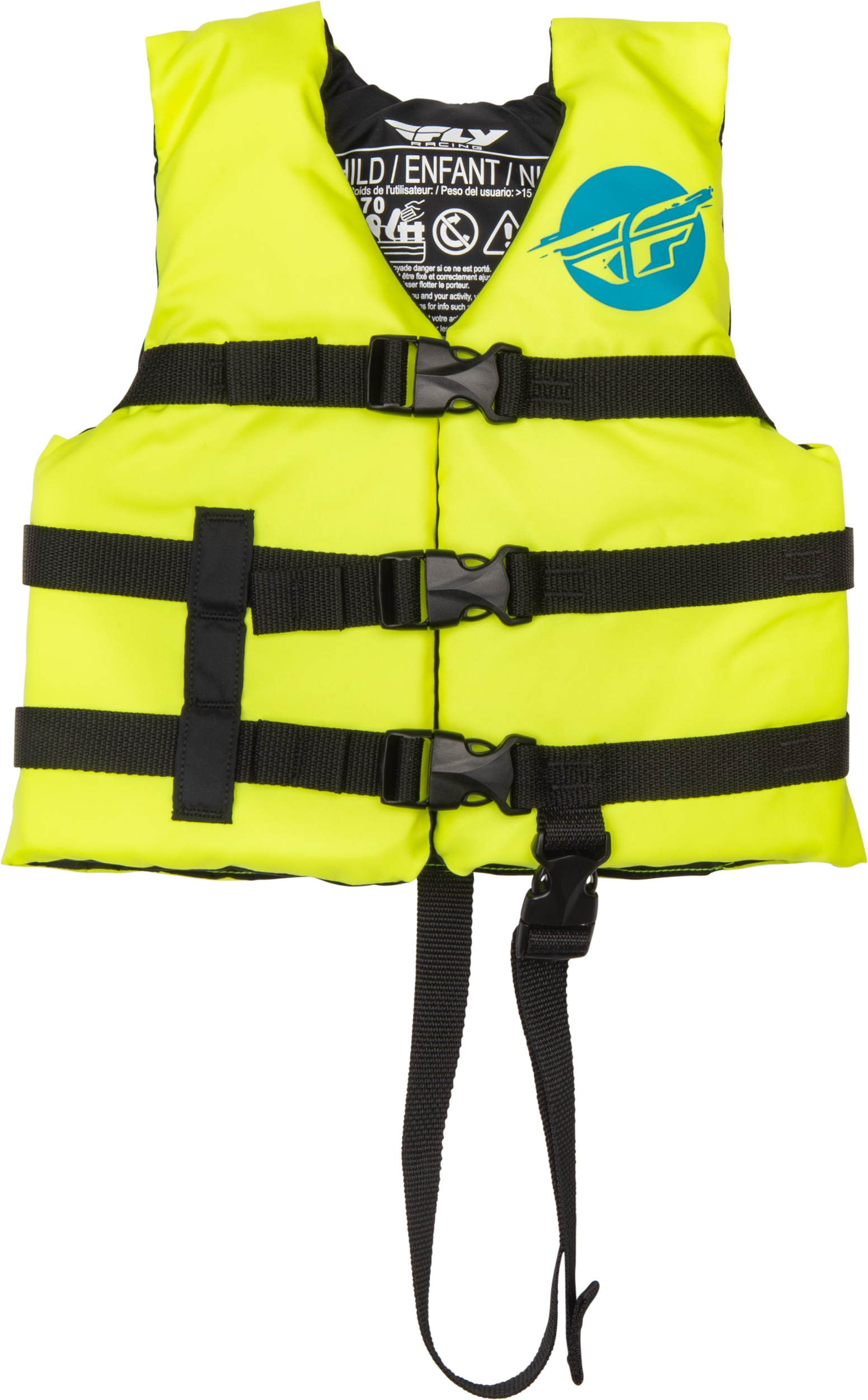 CHILD FLOTATION VEST HI-VIS/BLUE