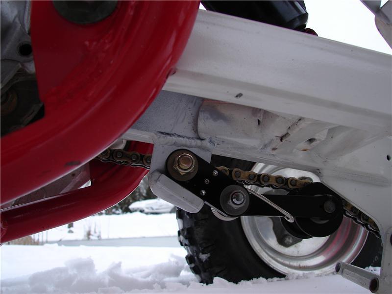 Max RPM Chain Tensioner Gusset - Stock Swing Arm