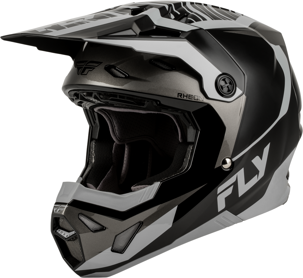 FORMULA CP CHARGE HELMET BLACK/GREY/LIGHT GREY XL