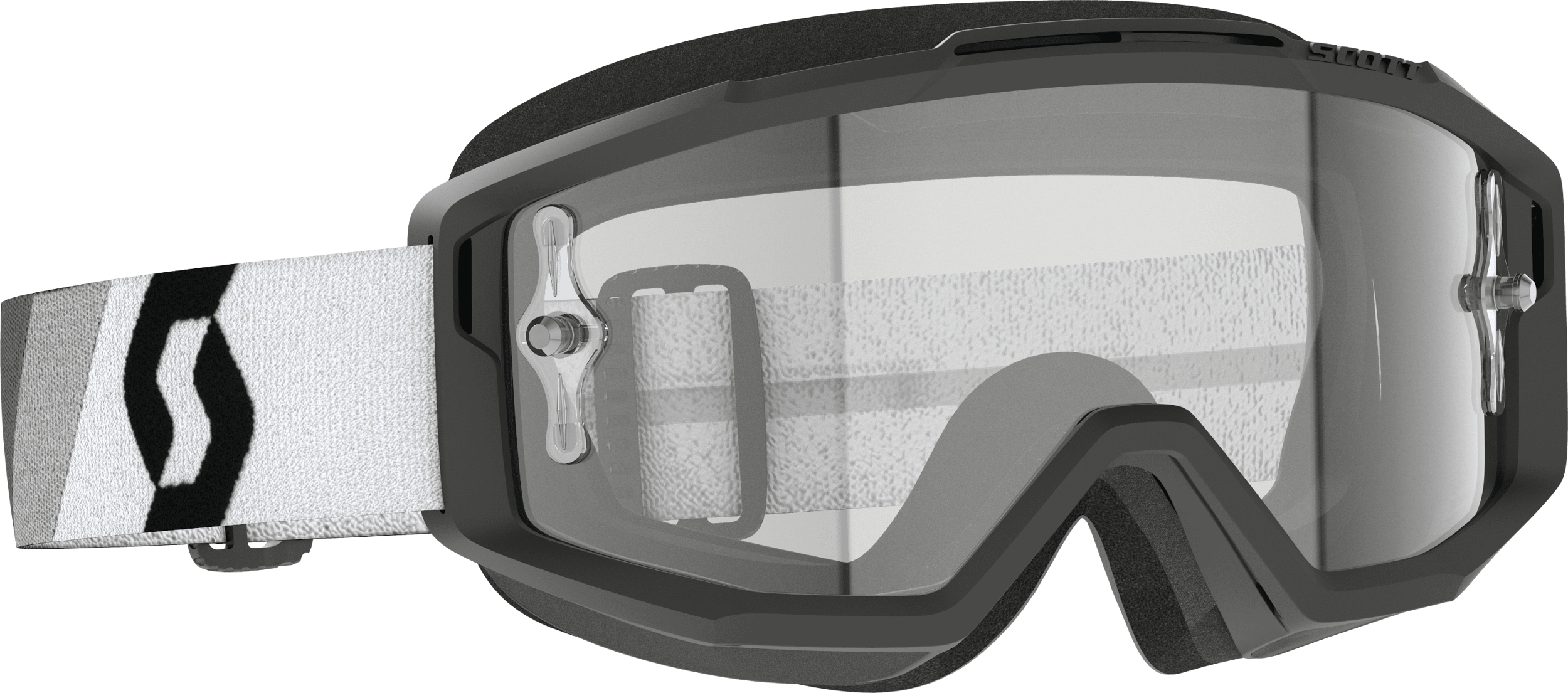 SPLIT OTG GOGGLE PREM BLK/WHT CLEAR WRKS