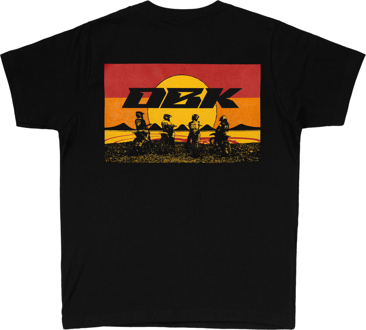 SUNDAY STRIPE YOUTH TEE BLACK YM