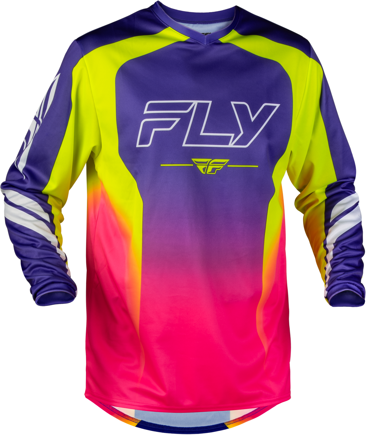 F-16 RAZE JERSEY PURPLE/PINK/YELLOW 2X