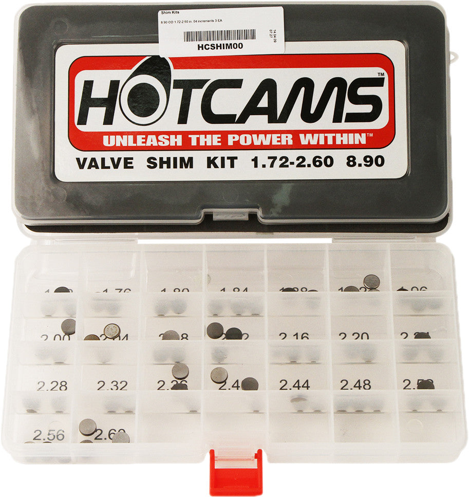 VALVE SHIM KIT 69PC KTM