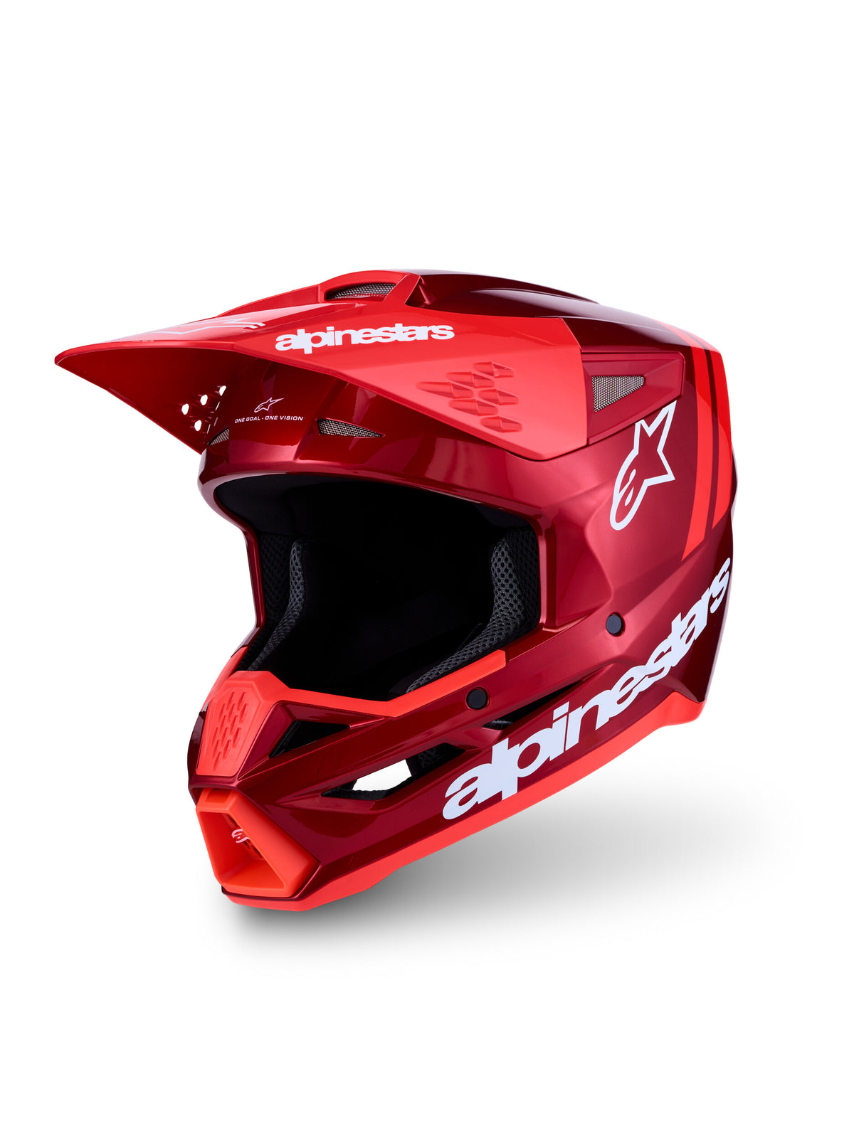 S-M3 RADIUM HELMET ECE06/DOT RED MOT/RED FL/WHT GL 2X