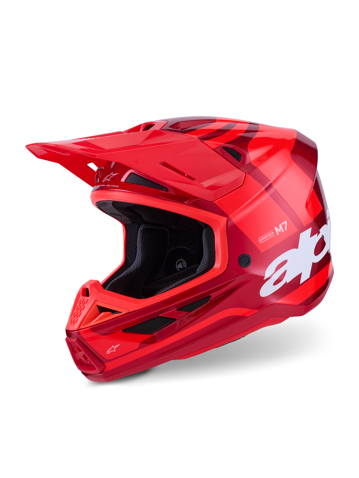 SM7 CORE HELMET RED GLOSSY MD