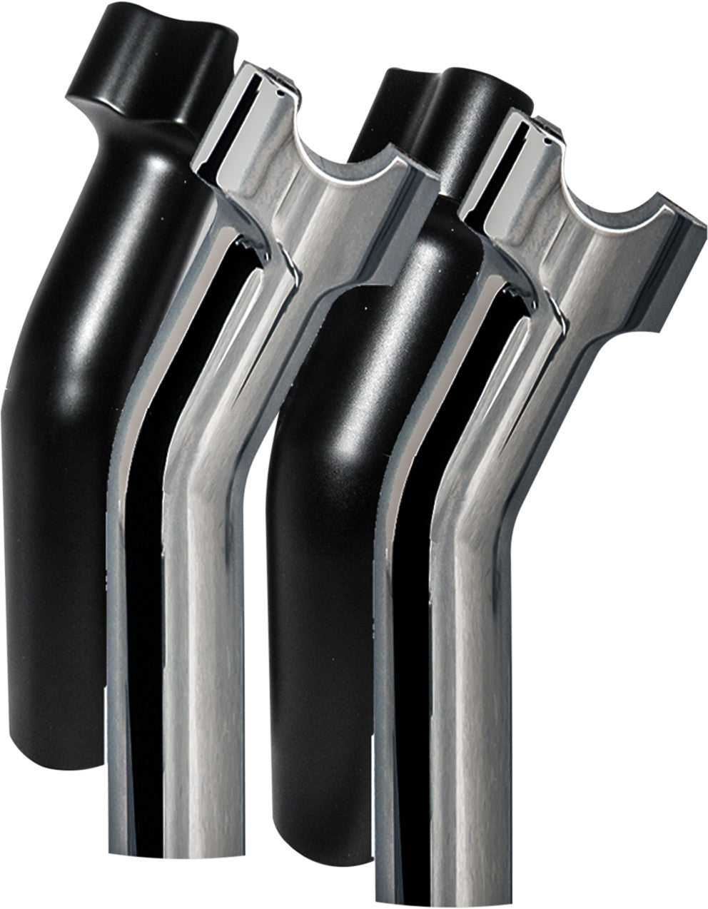 CHUBBY 5.5" PULLBACK RISERS CHROME