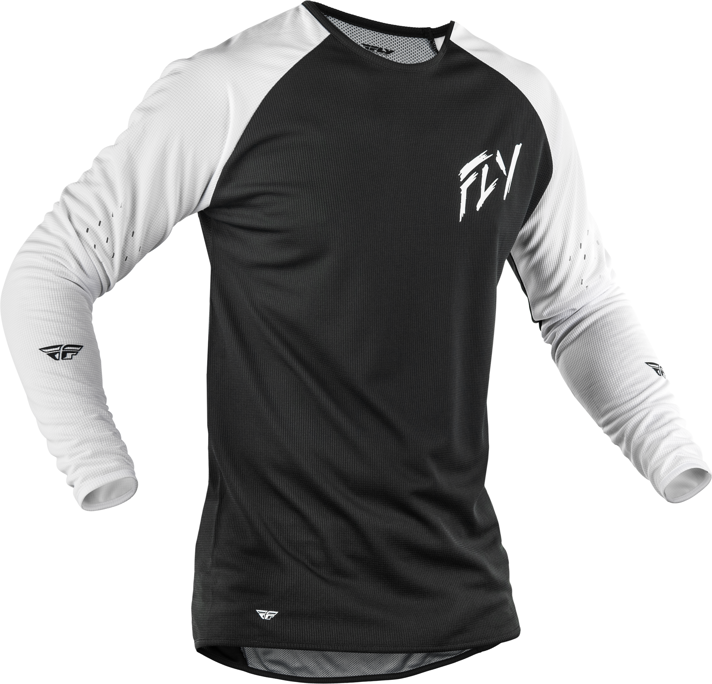 GRAVITY DIG LONG SLEEVE JERSEY BLACK/WHITE SM