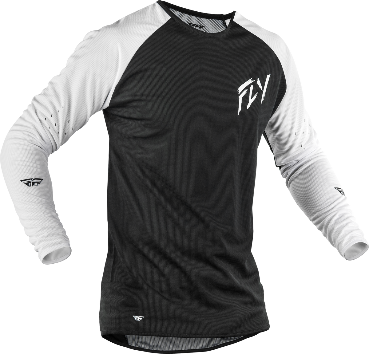 GRAVITY DIG LONG SLEEVE JERSEY BLACK/WHITE LG