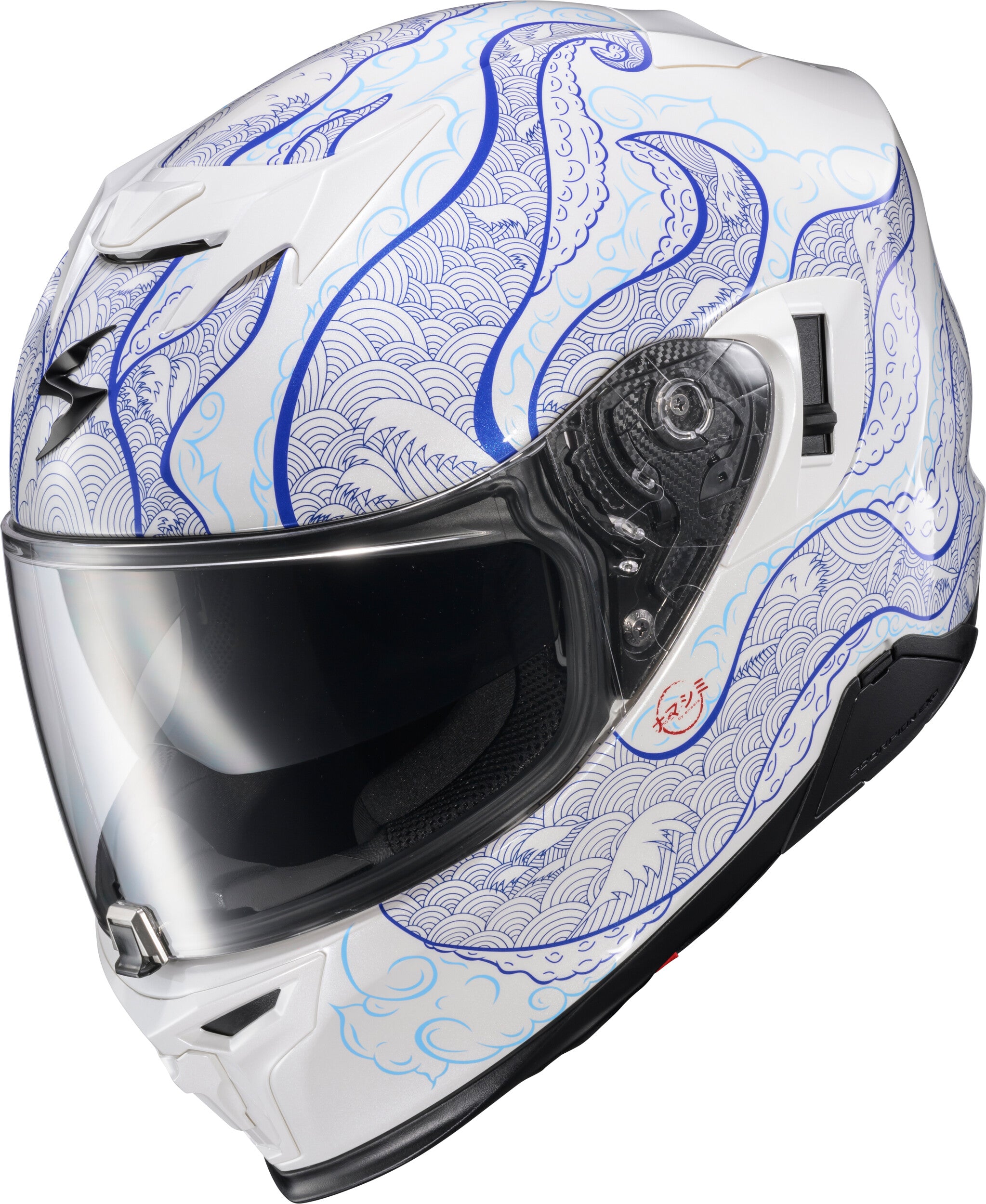 EXO-T520 HELMET NAMA-SHIMI WHITE/BLUE XL