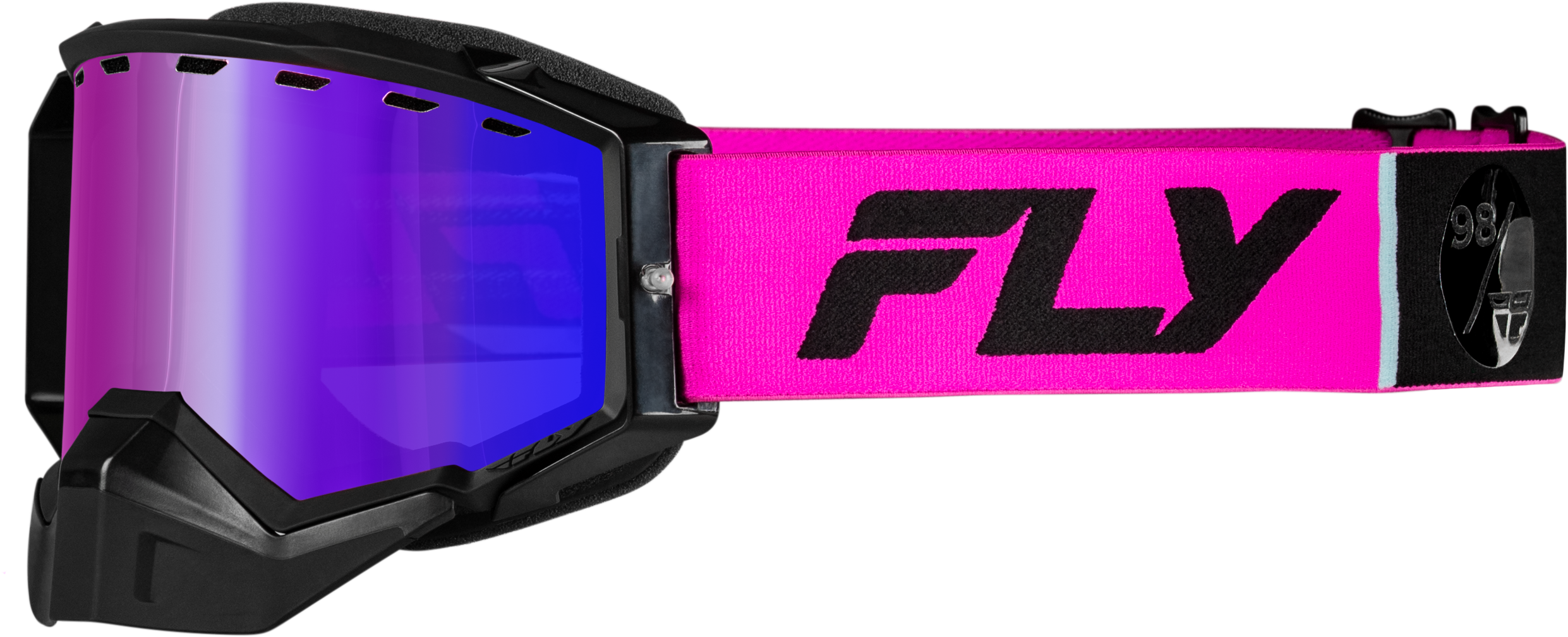ZONE ELITE SNW GOGGLE PINK/BLK W/PLRZD ROSE LENS