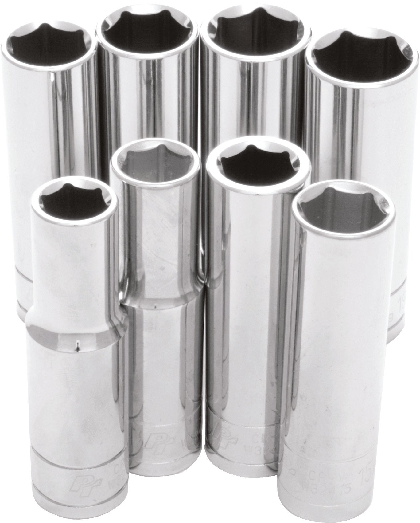 8 PC 1/2" MET SOCKET SET DEEP