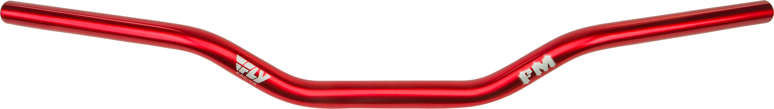 MOTO STYLE HANDLEBAR RED W/1" ENDS