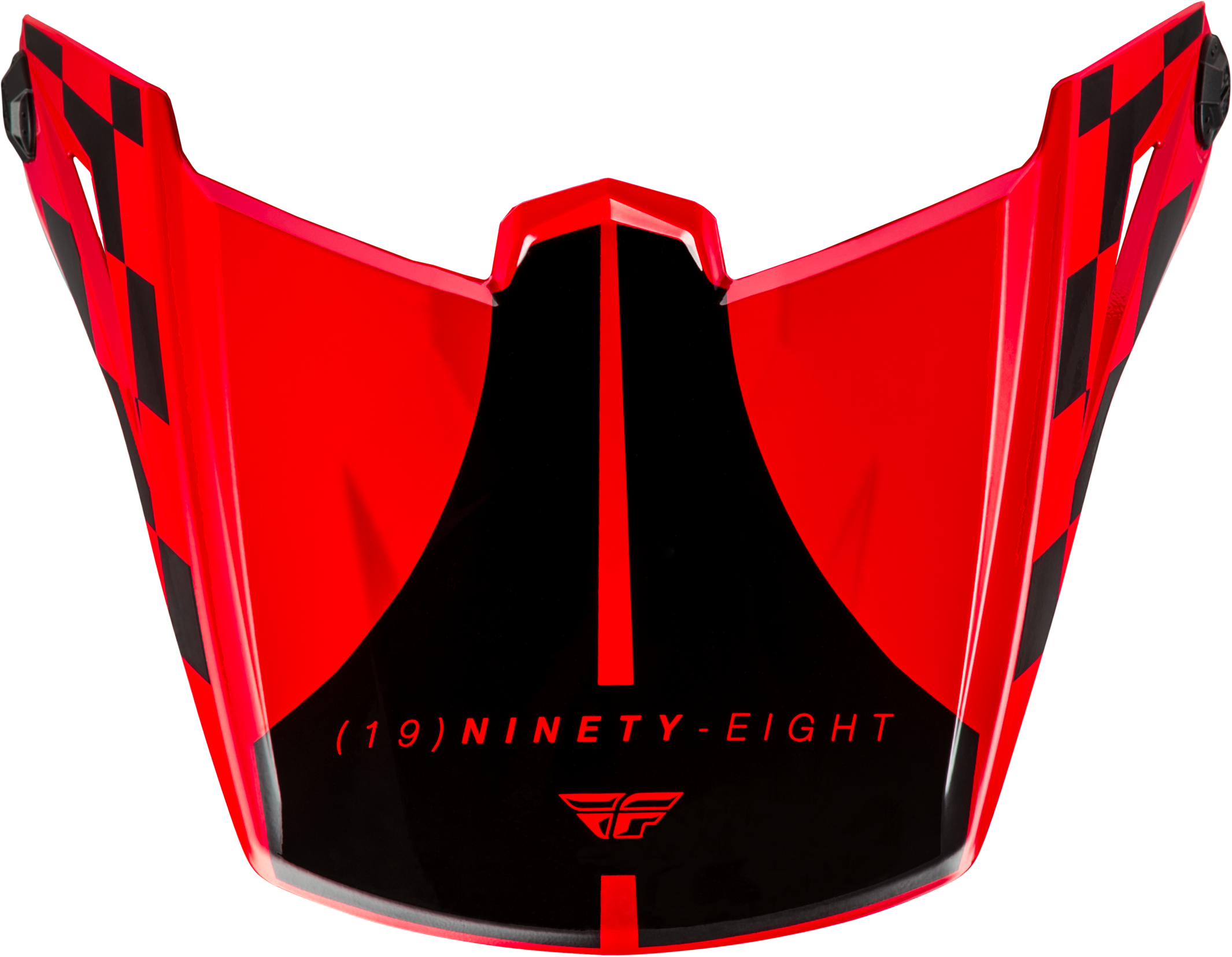 KINETIC LITE RIVAL HLMT VISOR GLOSS RED/BLACK