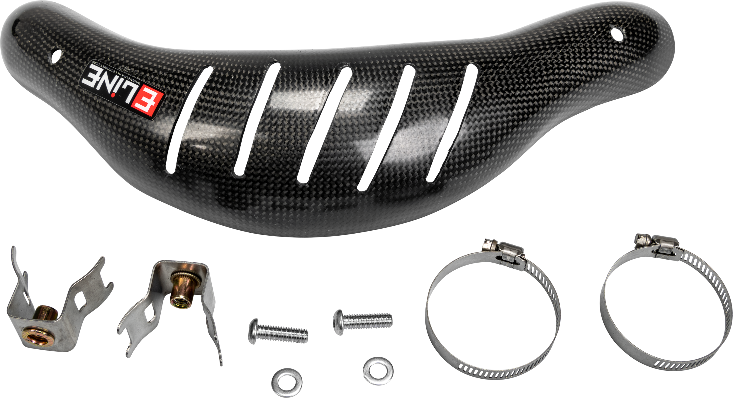CARBON FIBER HEAT SHIELDS HUS/KTM