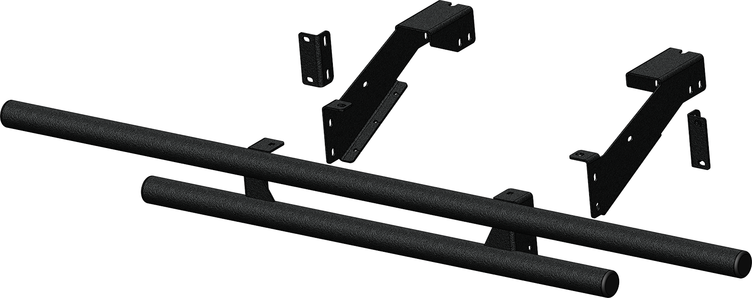 REAR BUMPER BLACK POL