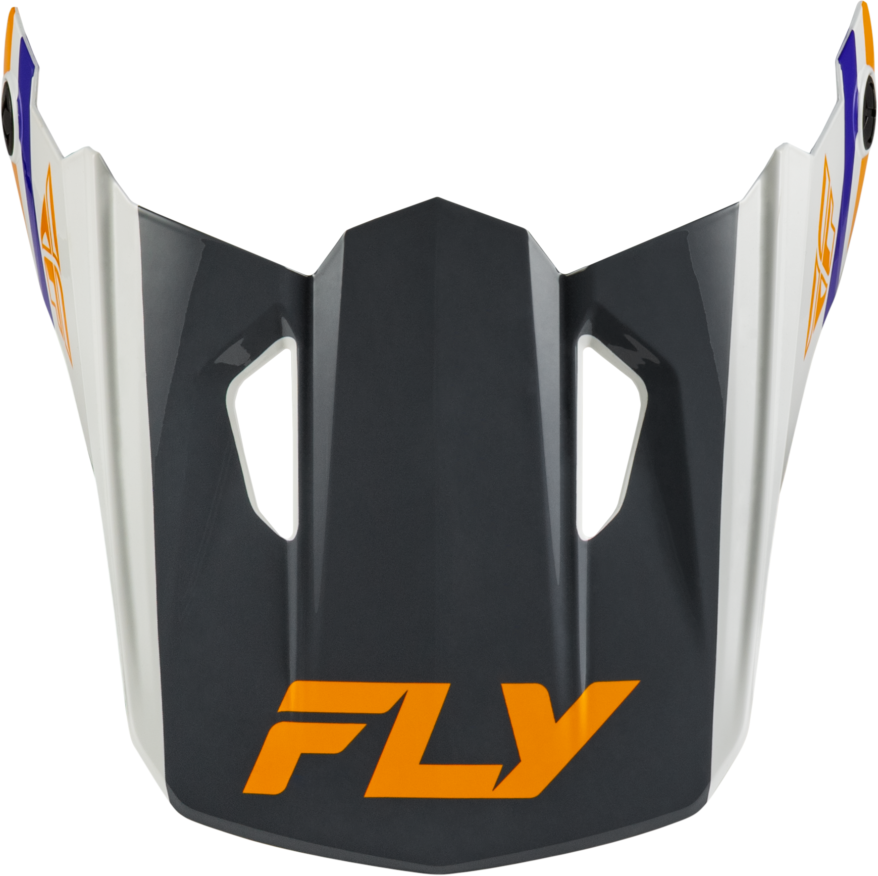 YTH KINETIC SCRAP HELMET VISOR WHITE/ORANGE/BLUE/GREY YS-YL
