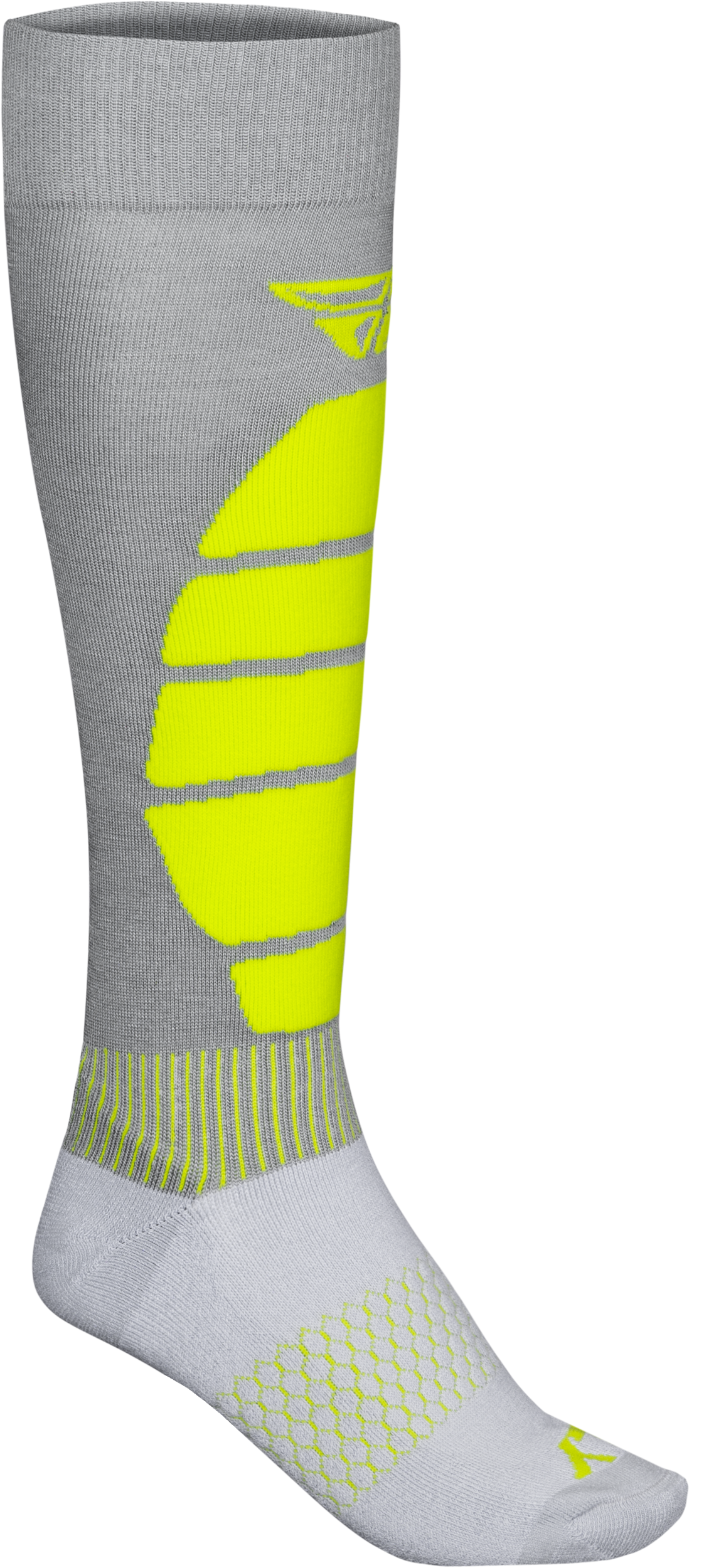 SNOW PERFORMANCE COOLMAX SOCK GREY/HI-VIS SM/MD