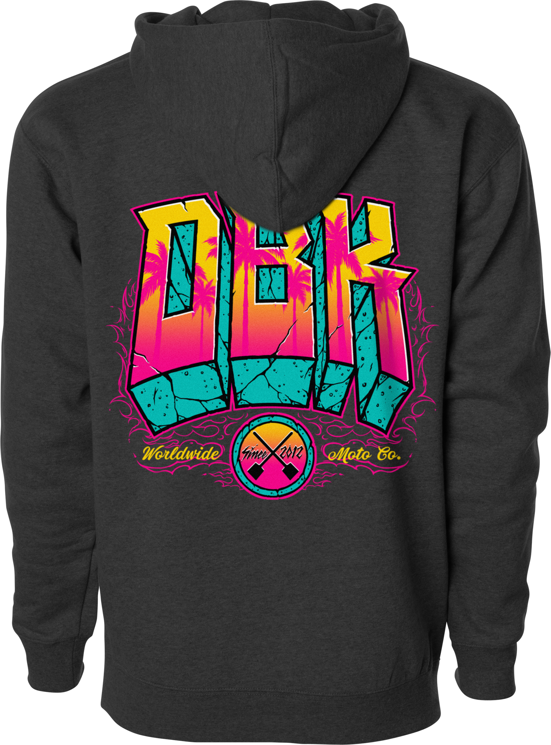 BLOCK X BLOCK HOODIE CHARCOAL HEATHER 2X