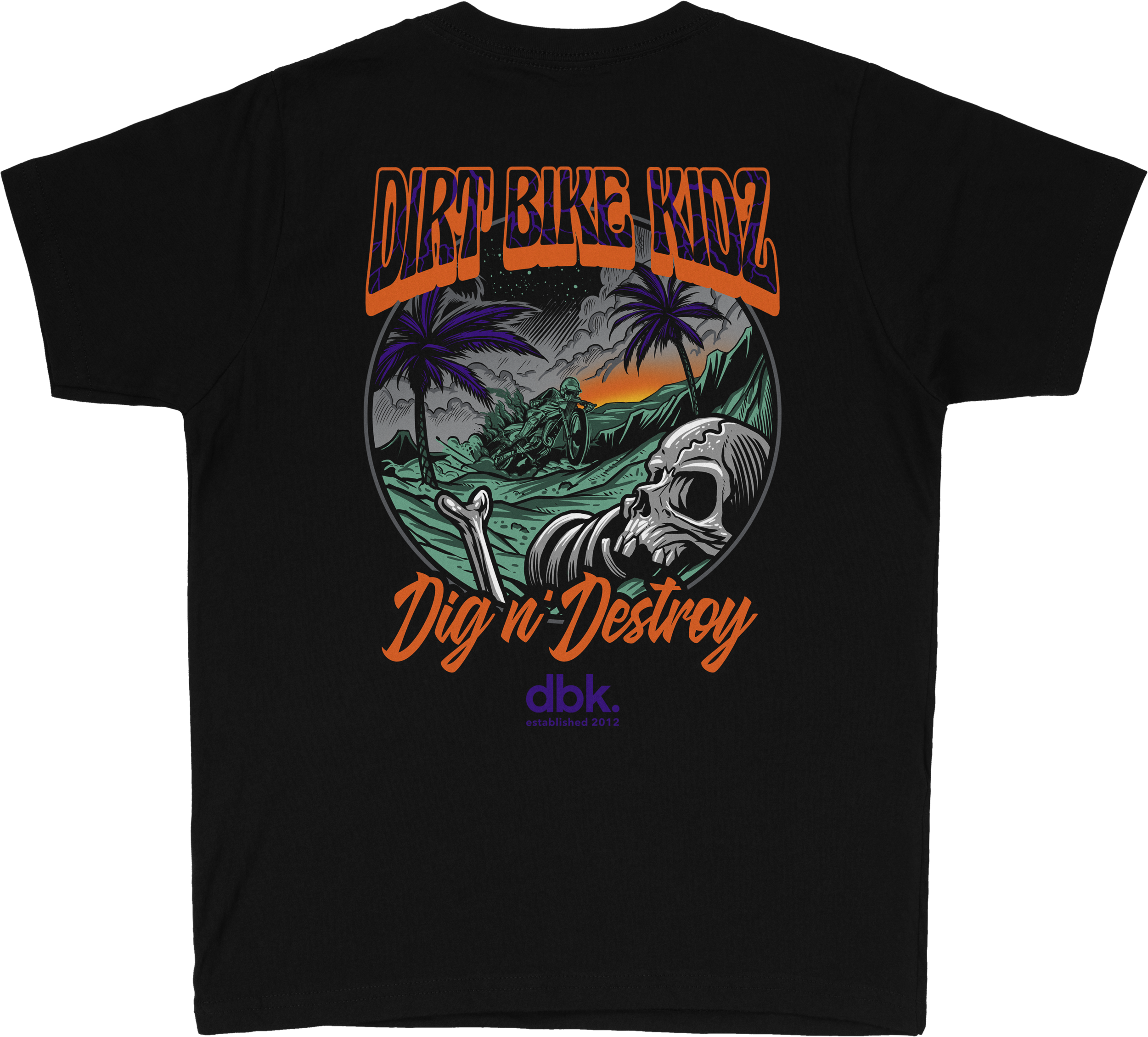 BONEYARD YOUTH TEE BLACK YL
