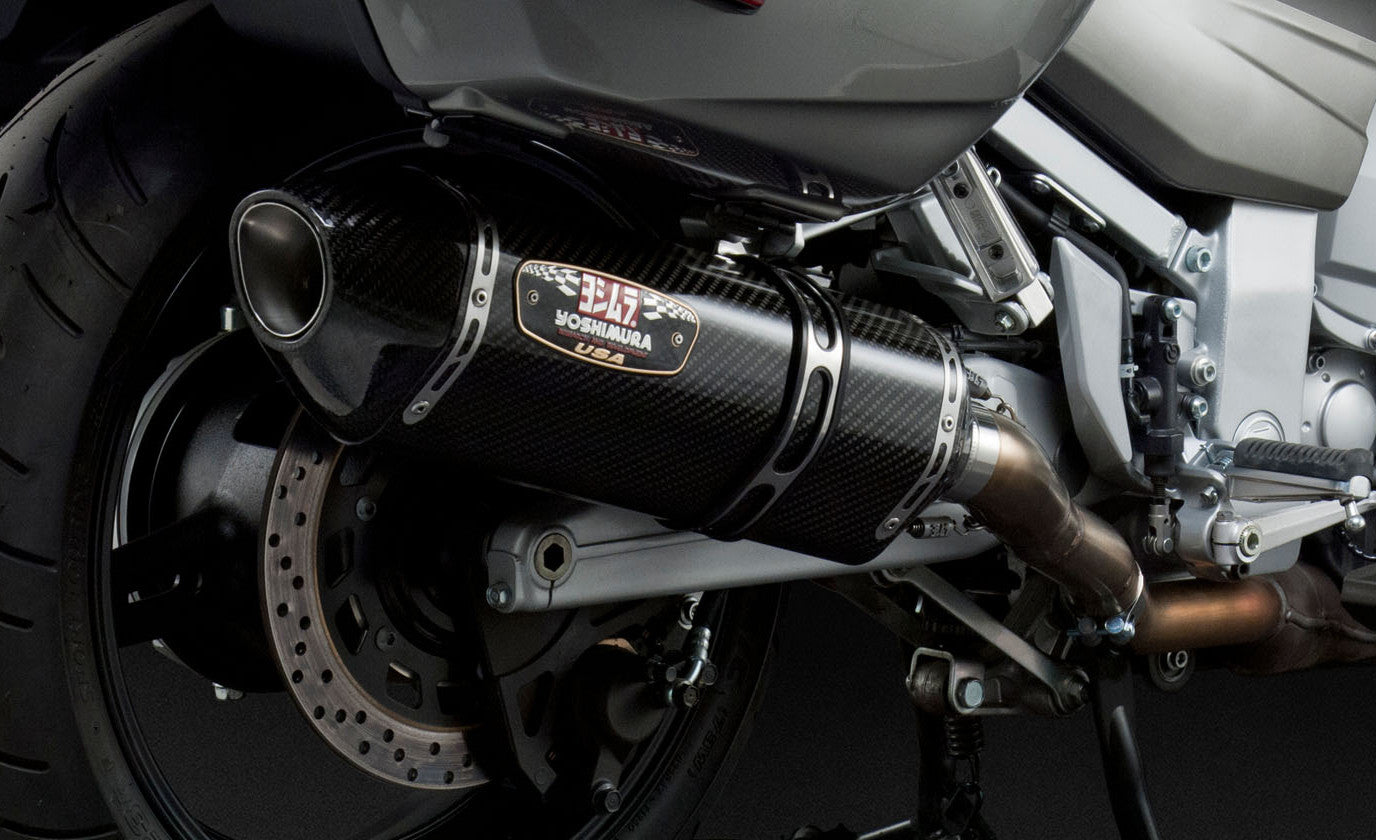 EXHAUST SIGNATURE R-77 SLIP-ON SS-CF-CF DUAL #960-1562