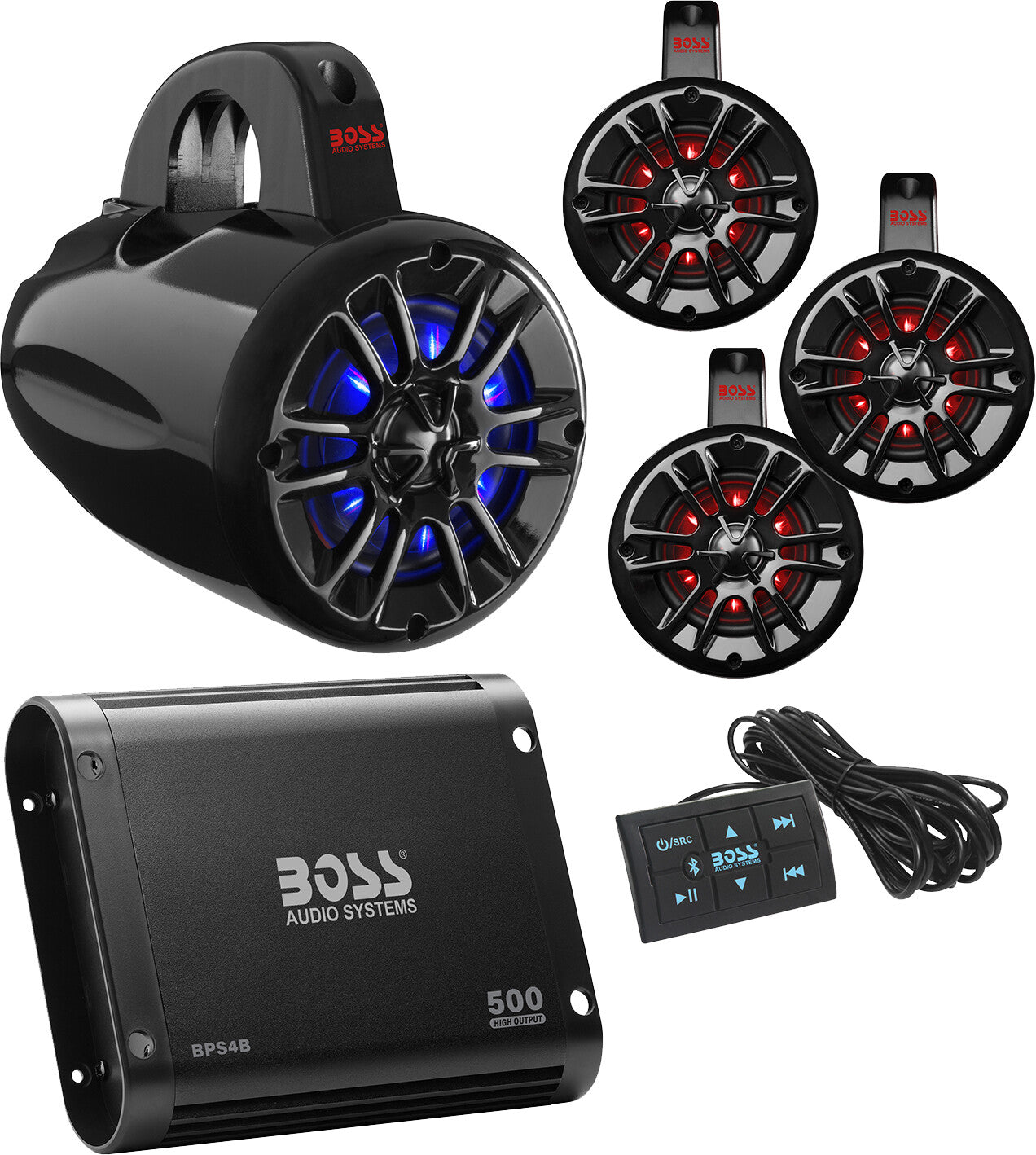 UNIVERSAL 4 SPEAKER KIT FOR UTV
