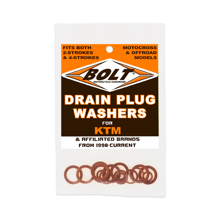 DRAIN PLUG WASHERS 2/4 STROKE MODELS KTM