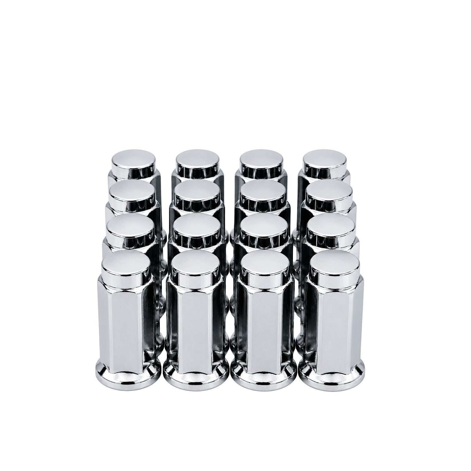 10MMX1.25 FLAT LUG NUTS 14MM HEAD 16/PK