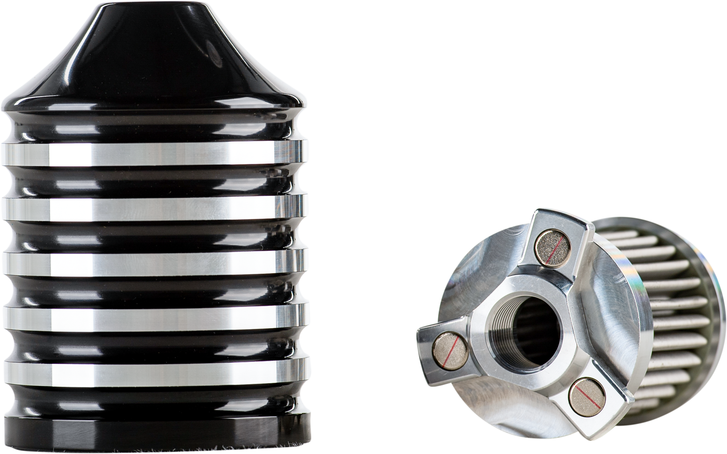 BILLET REUSABLE OIL FILTER BLACK