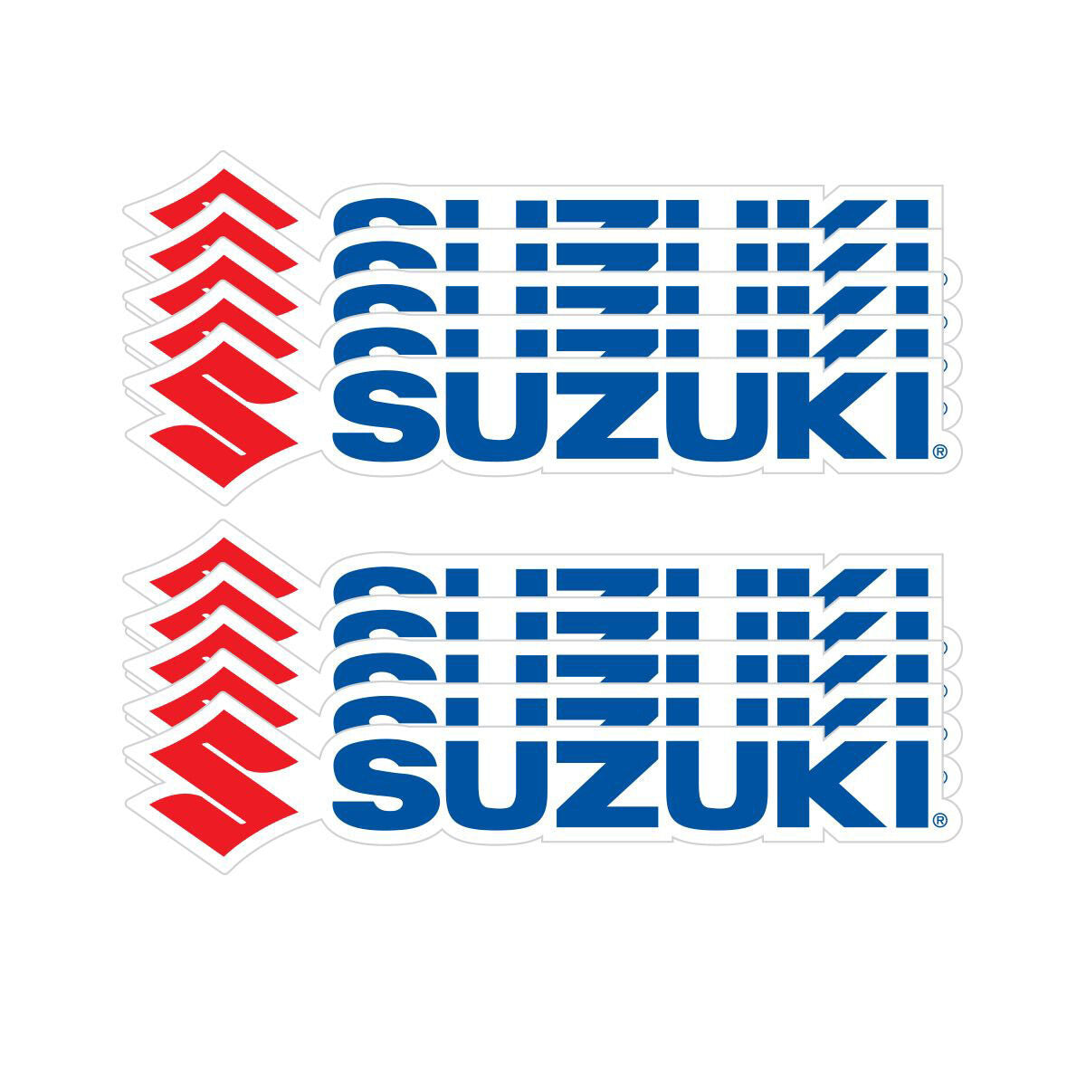 6" SUZUKI DECAL 10 PK