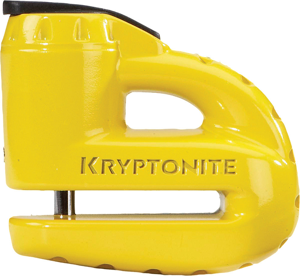KRYPTO 5-S DISC LOCK W/REMINDER CABLE YELLOW