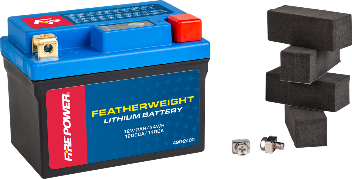 FEATHERWEIGHT LITHIUM BATTERY 120 CCA 12V/24WH