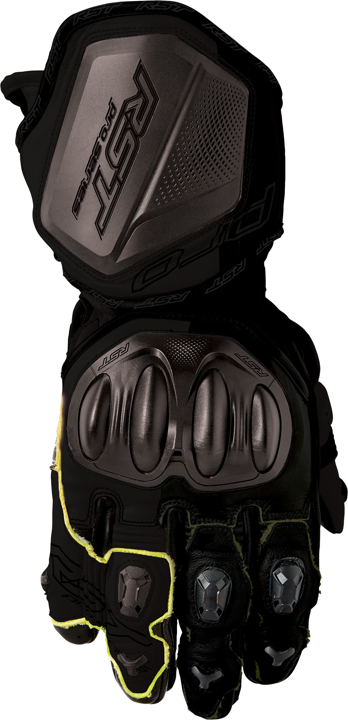 PRO SERIES GP D3O GLOVES BLACK LEATHER 2X