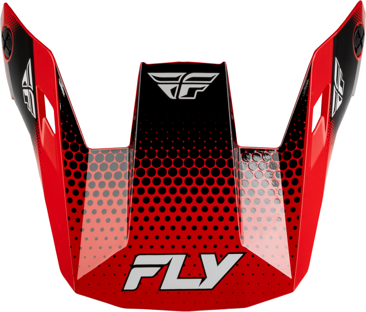 RAYCE SONAR HELMET VISOR RED/BLACK/WHITE XL