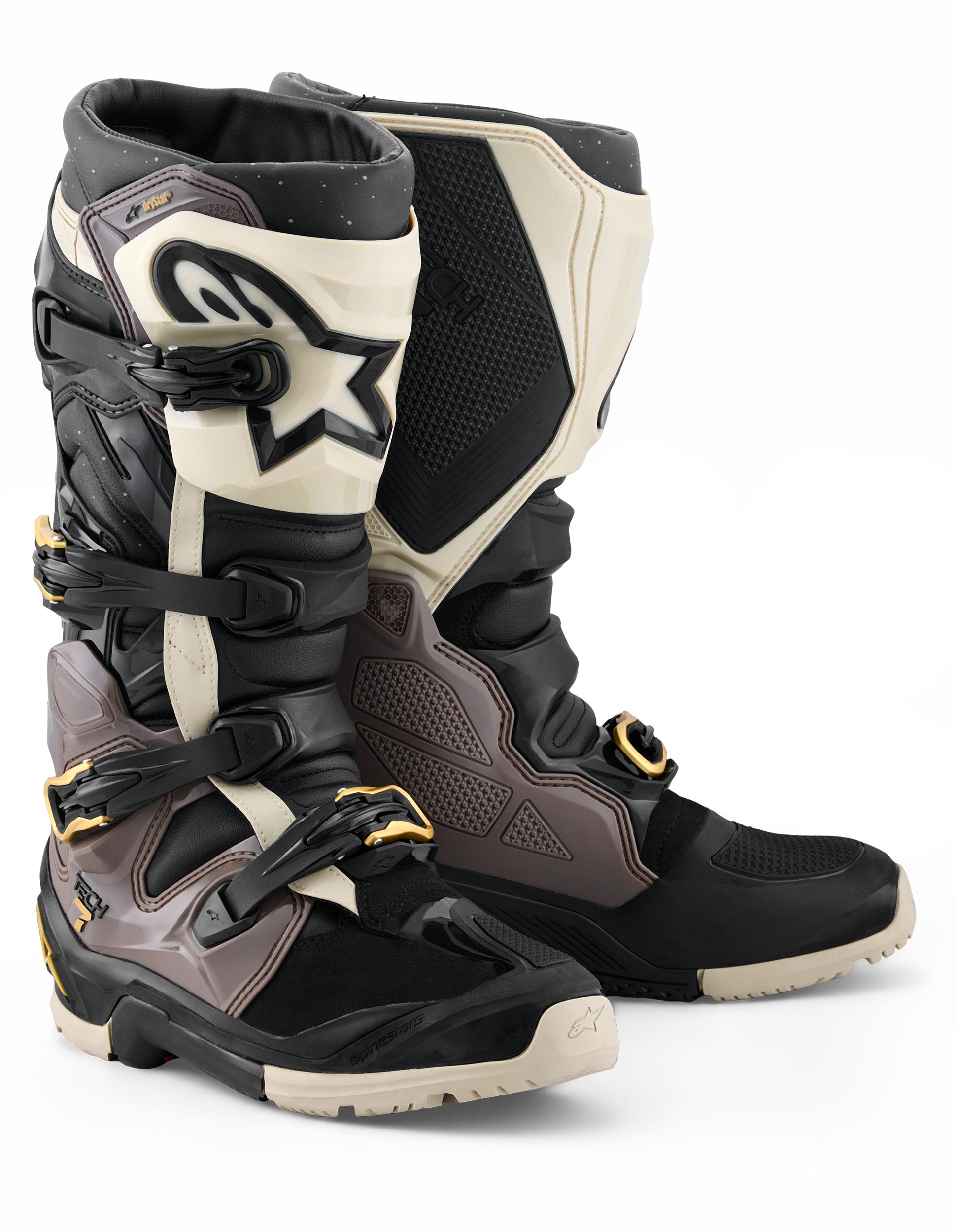 TECH 7 ENDURO DRYSTAR BLACK/DARK GRY/GOLD 11