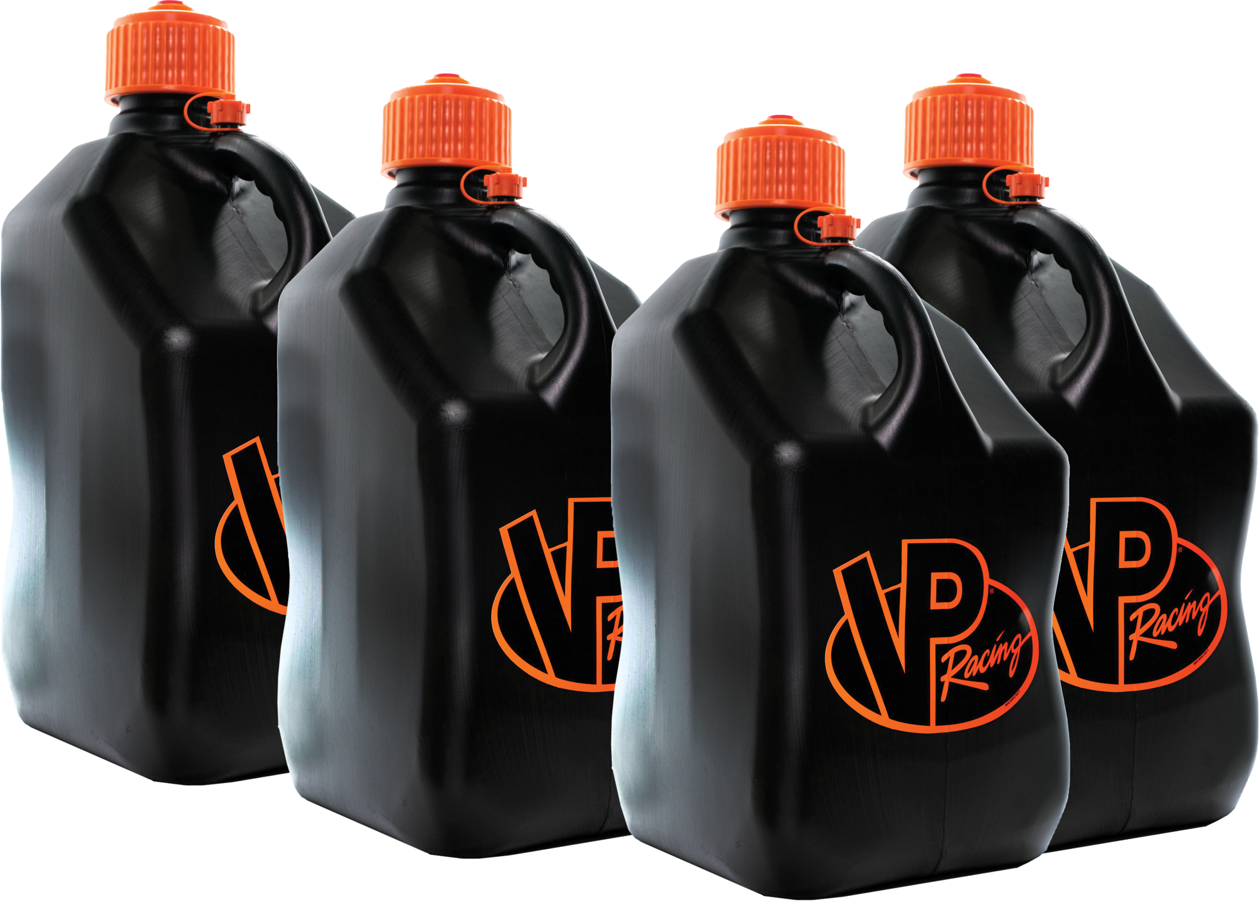 MOTORSPORTS CONTAINER V-TWIN 5.5 GALLON BLACK/ORANGE