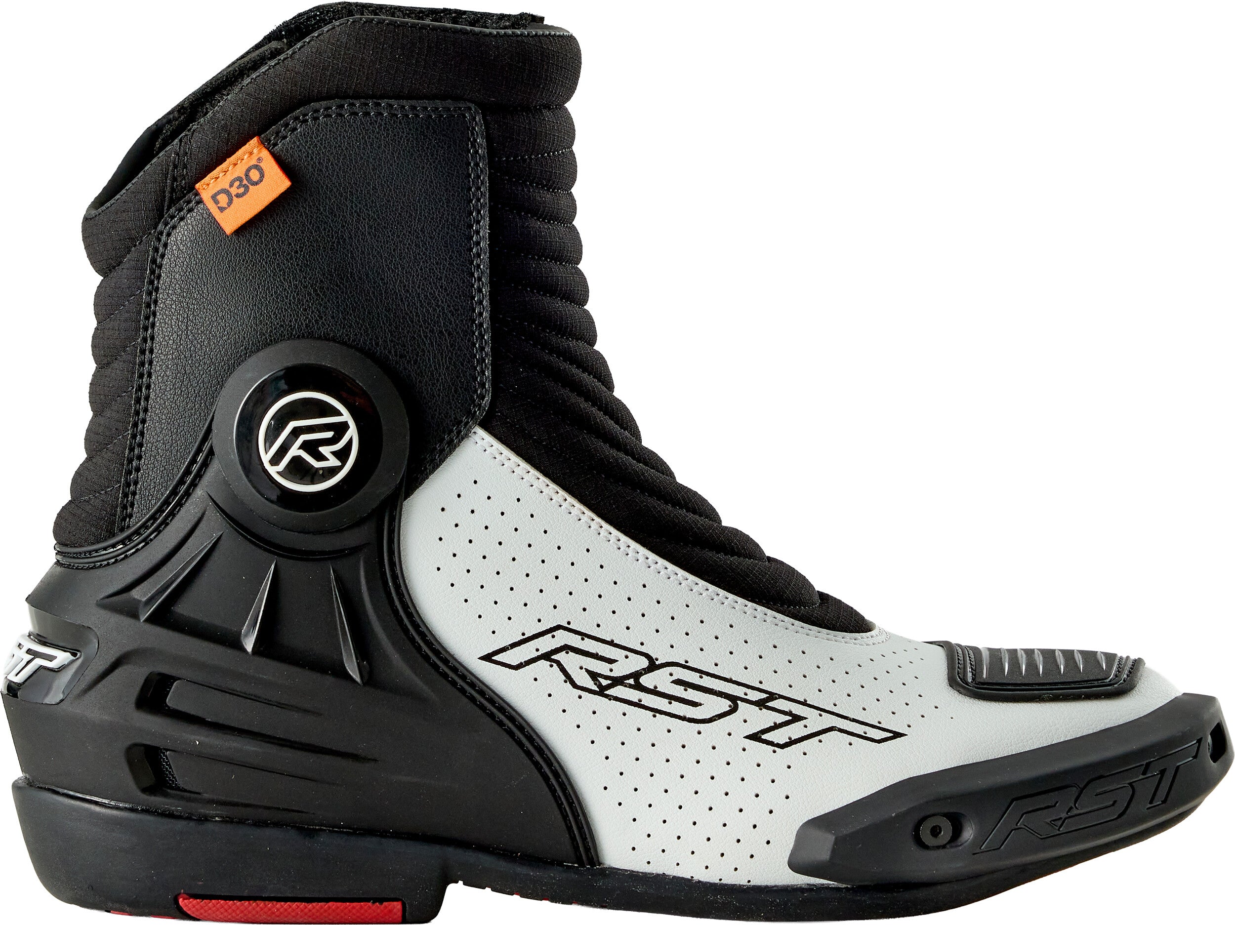 TRACTECH EVO D3O SHORT BOOT BLACK/WHITE 9