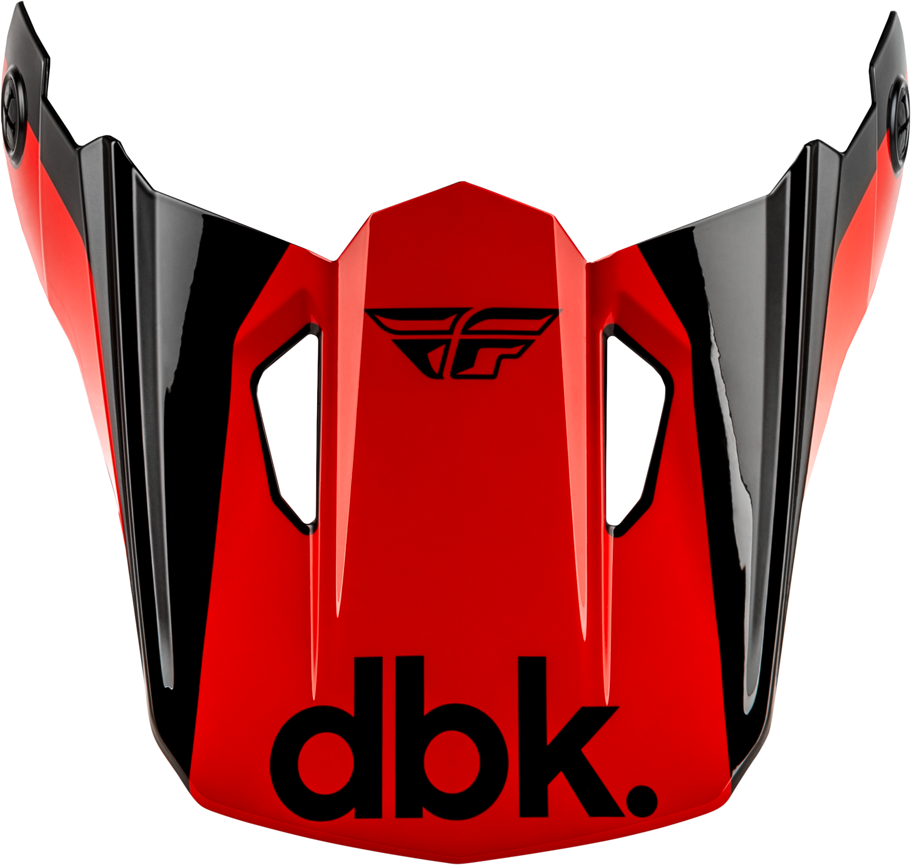 KINETIC DBK HELMET VISOR BLACK/RED/GREY MD/LG