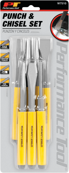 7 PC PUNCH / CHISEL SET