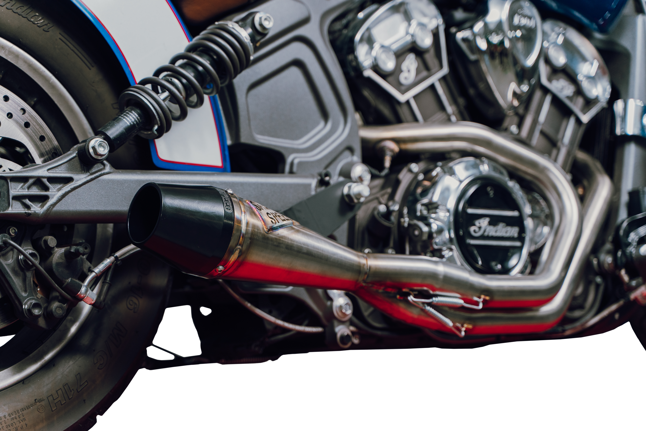 Indian Scout Shorty Exhaust