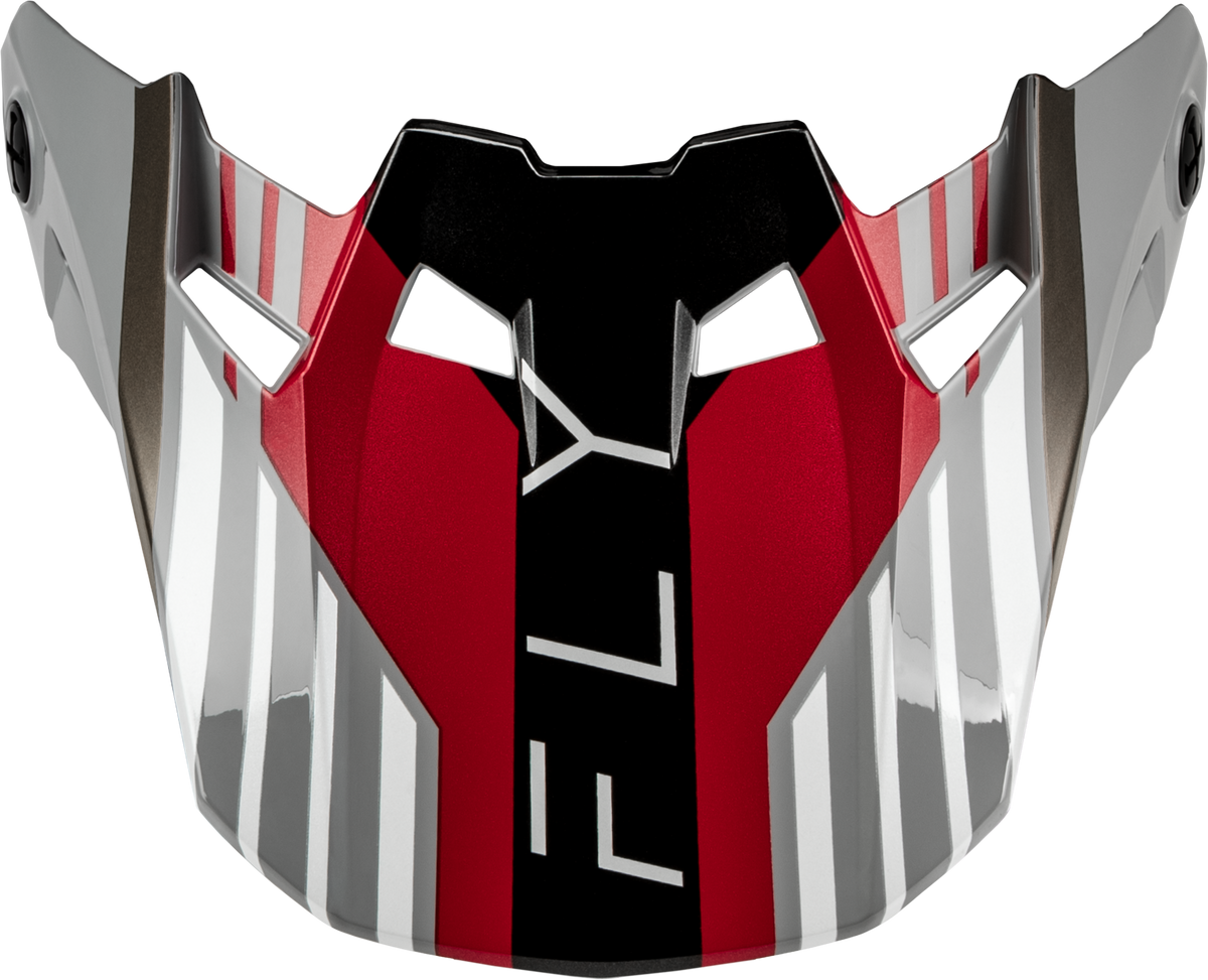 FORMULA CC STRIKE VISOR GREY/RED/BLACK/WHITE XL/2X