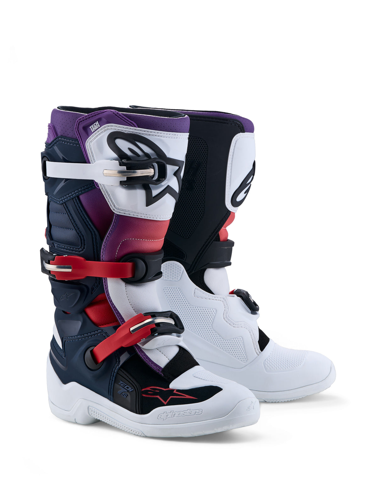 TECH 7S BOOTS DRK BLUE/WHT/BLK 2