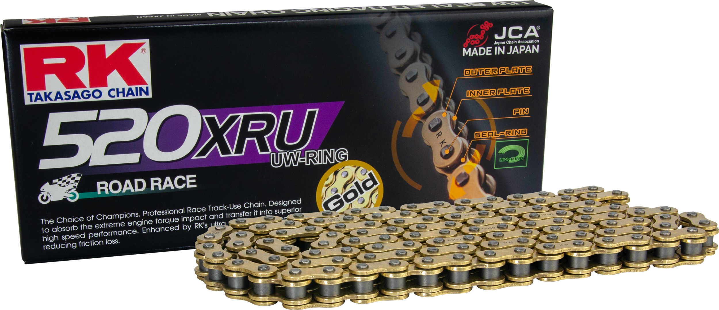 GB520XRU DRIVE CHAIN GOLD 520 X 124