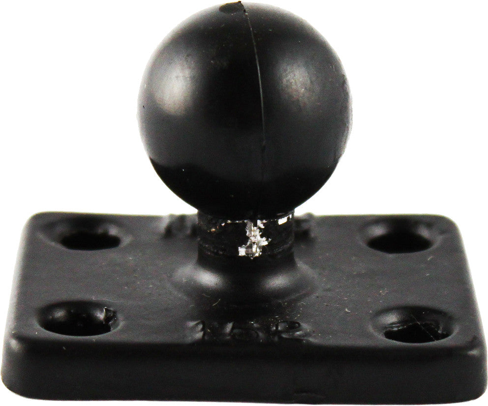 RECTANGLE BASE W/1" BALL 1.5"X2"