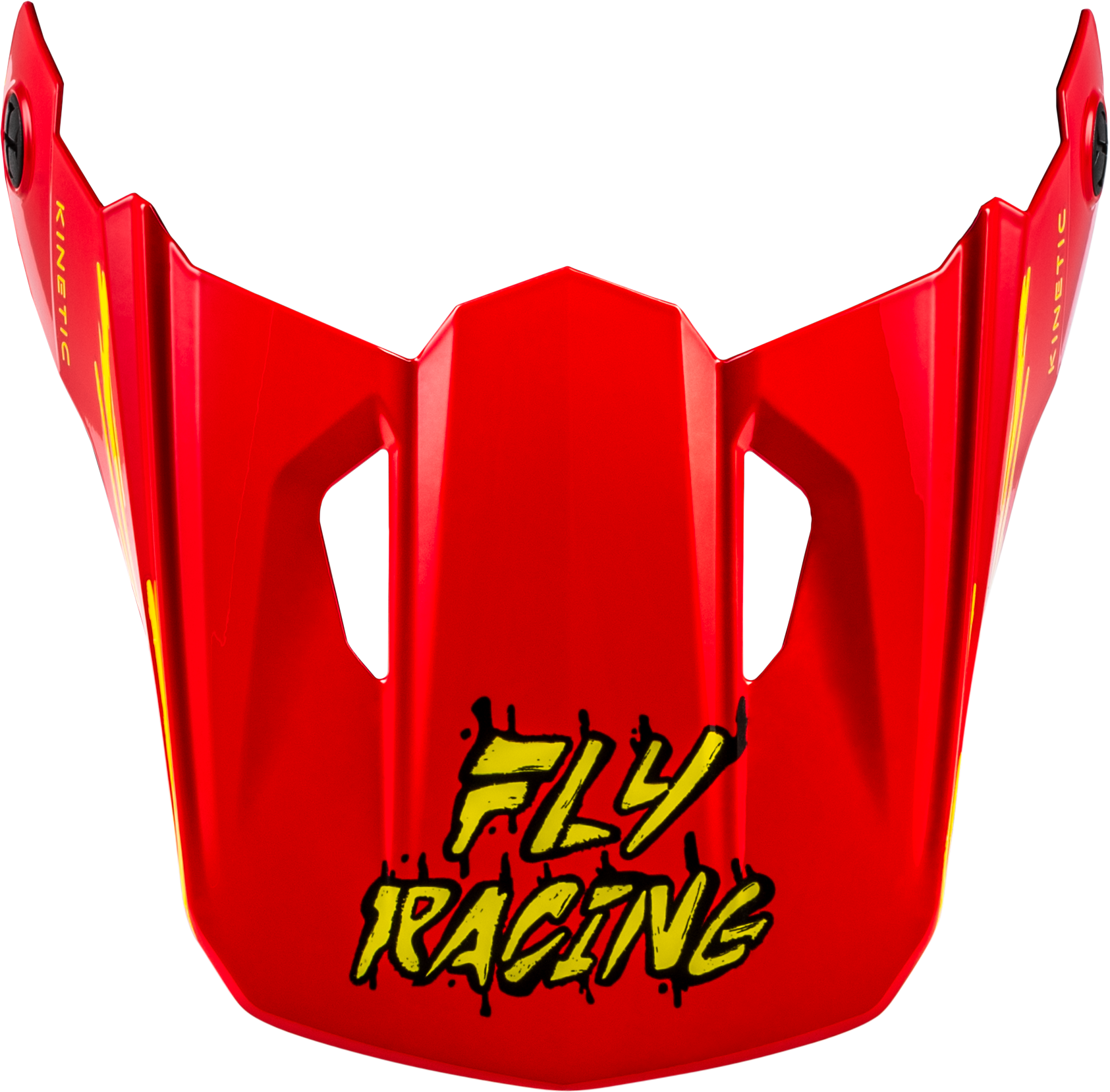 YTH KINETIC SURGE HELMET VISOR BLACK/RED/YELLOW YS-YL