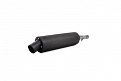 SINGLE SLIP-ON SYSTEM W/ UTILITY MUFFLER BLK HON