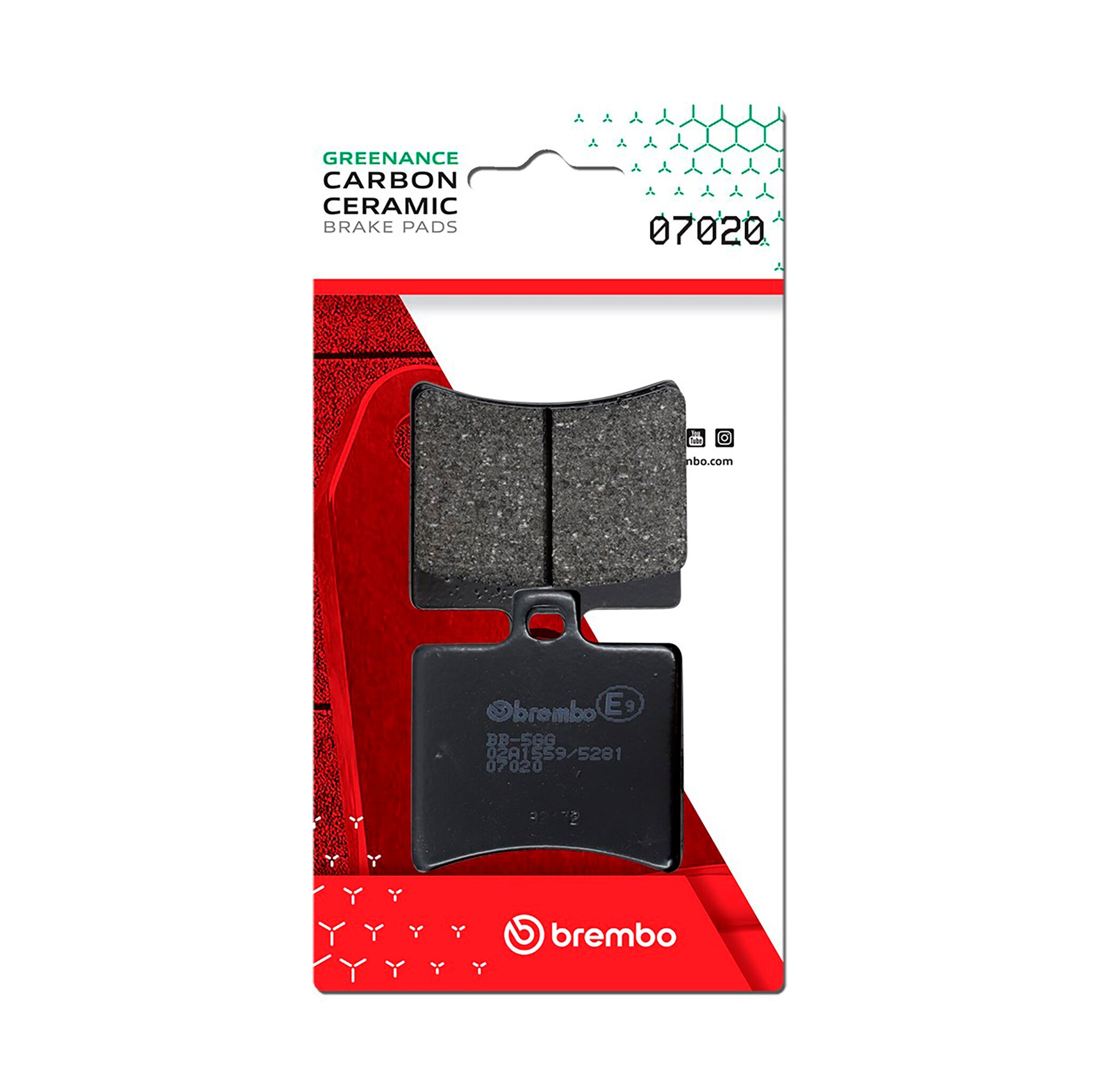 PRIME CC BRAKE PADS CARBON CERAMIC