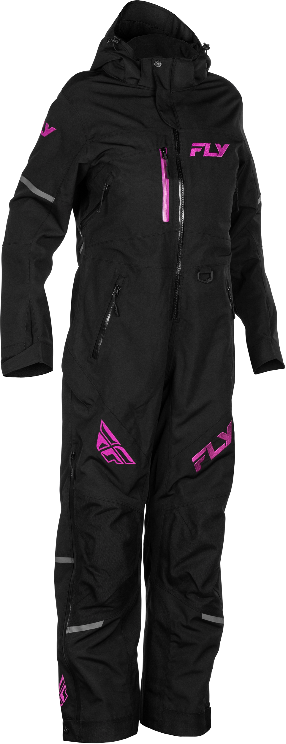 WOMEN'S COBALT SHELL MONOSUIT BLACK/FUSCHIA 2X