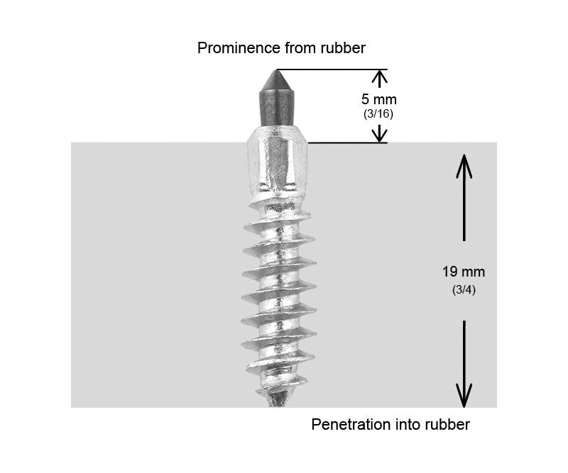 15/16"-24MM STD SCREW STUDS QTY 200